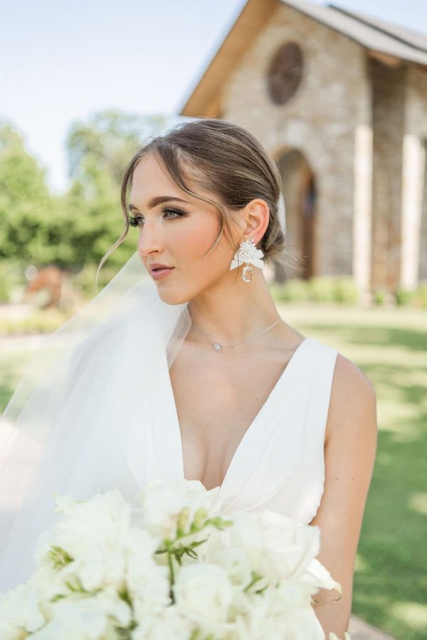 Bridal makeup by Vandyland Makeup - Hunt Chapel bride